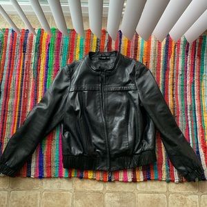 Leather jacket